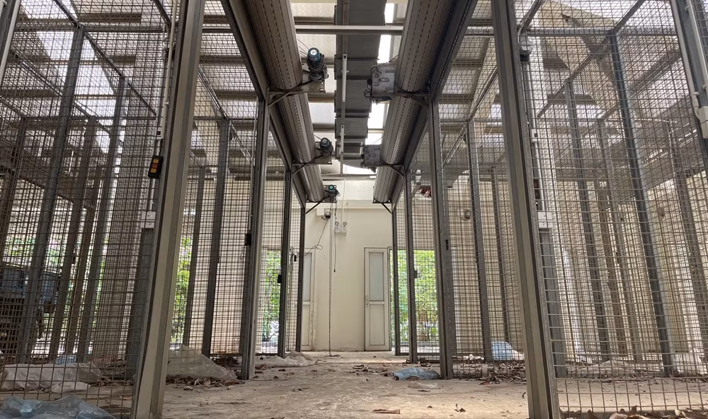 Một số trang thiết bị, máy móc tại ki-ốt bên trong chợ cũng đang dần bị xuống cấp.