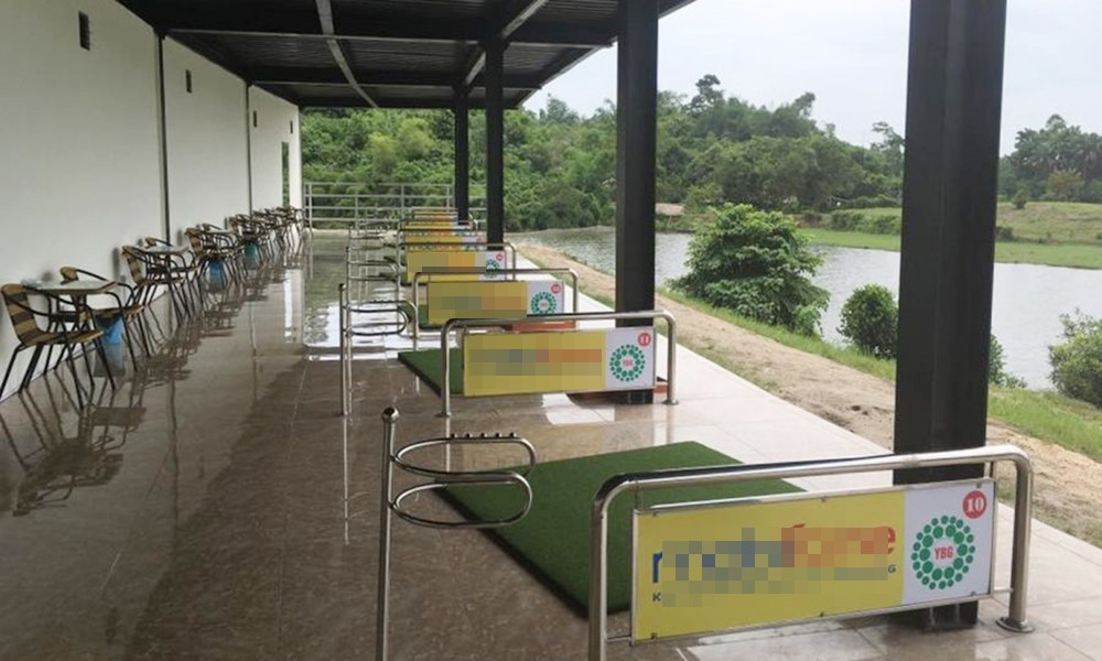 Hình ảnh sân tập bên trong sân golf Ngôi sao Yên Bái. (Ảnh: https://yenbaistargolf.vn).