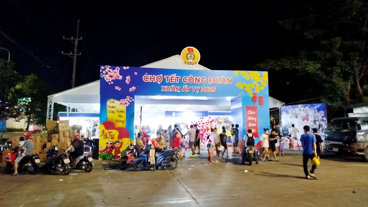 Chương trình Chợ Tết Công đoàn do Liên đoàn Lao động tỉnh Đồng Nai tổ chức từ ngày 14/1 đến ngày 19/1/2025.