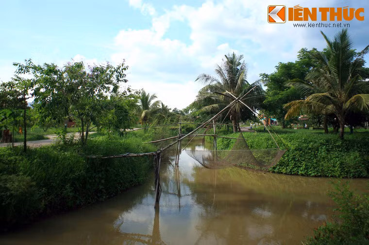 Một phần của làng Hòa An xưa được lưu giữ với khung cảnh sông nước đặc trưng của một vùng quê Đồng Tháp.