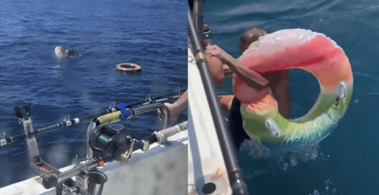 Ngủ quên trên phao bơi, người đàn ông trôi dạt giữa biển 19 tiếng Ngu quen tren phao boi, nguoi dan ong troi dat giua bien 19 tieng