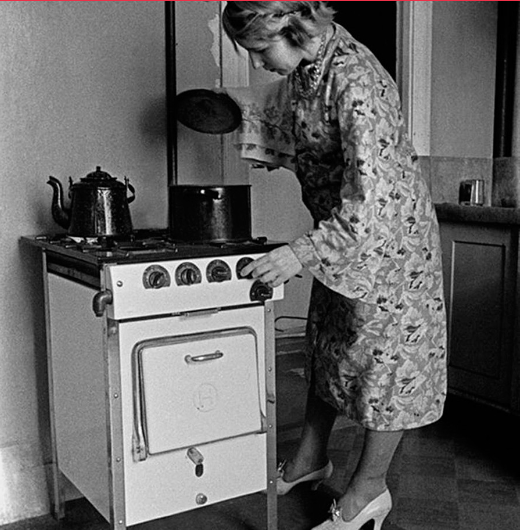 Người phụ nữ trong bếp.