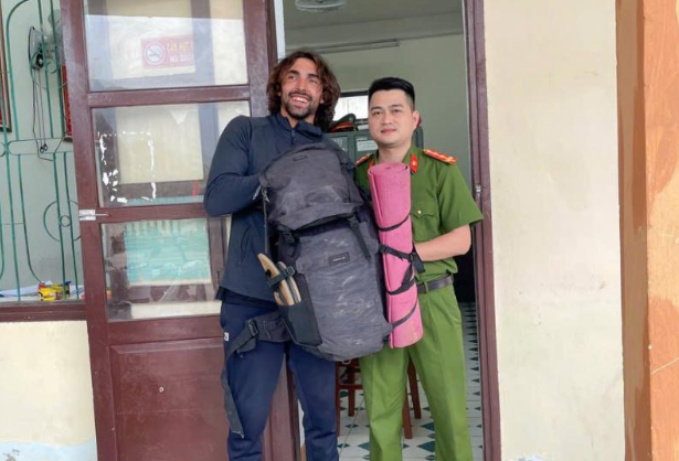 Buc thu cam on tu du khach nguoi Thuy Si khi toi Quang Binh