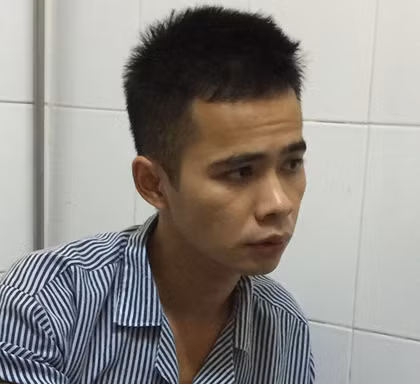 Bế Ích Thi, nghi phạm vụ làm chết người rồi chặt xác phi tang ở Cao Bằng sau khi bị bắt giữ tại cơ quan công an - Ảnh: CAND