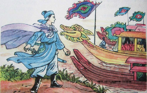  Lá cờ của Trần Quốc Toản có thêu 6 chữ vàng “Phá cường địch, báo hoàng ân”, nghĩa là “Phá giặc mạnh, đền ơn vua”. Vị vua được nhắc tới ở đây chính là Trần Nhân Tông. 