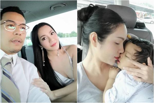 Me bau nong bong da sinh con, khoe anh cho con bu dep ngo ngang-Hinh-3