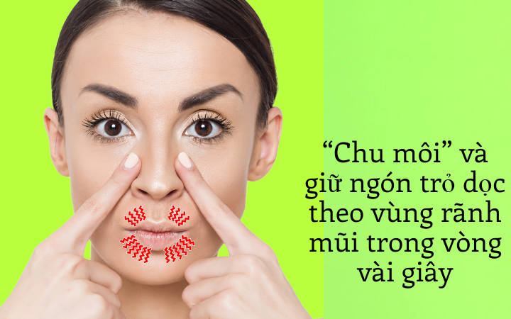 6. Động tác "chu môi"