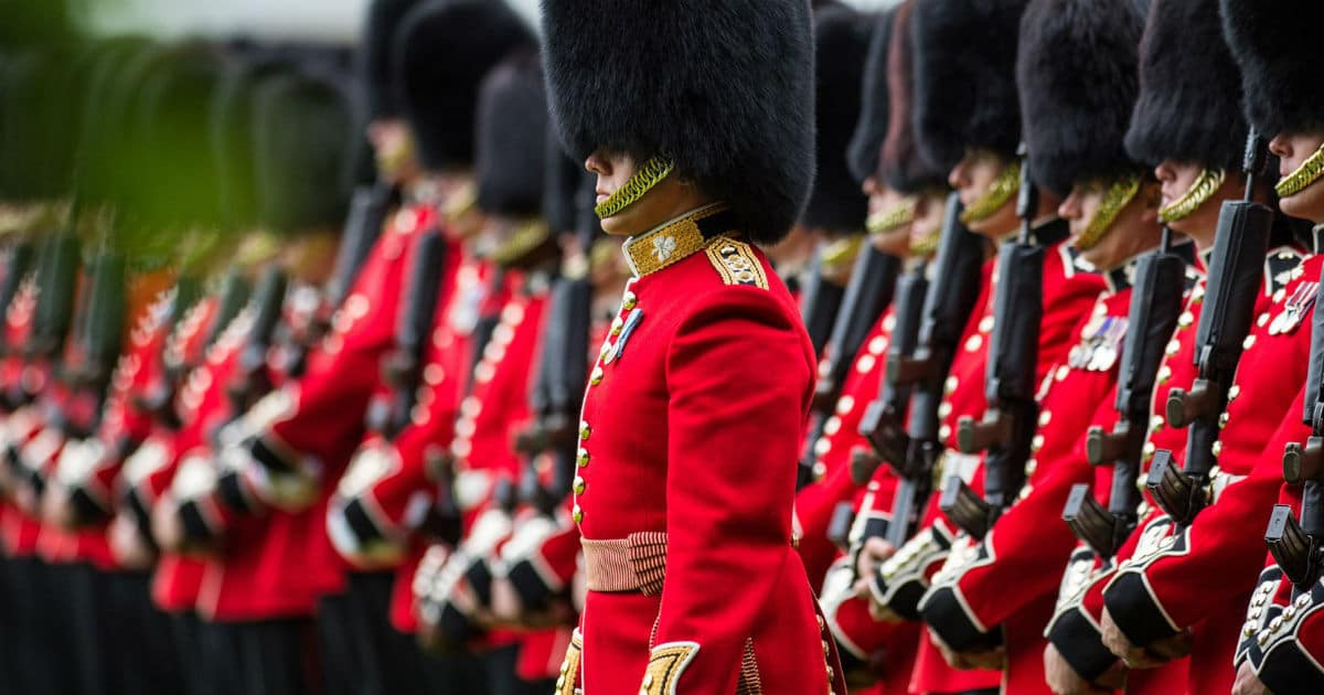 Một số sự kiện do quân đội Anh tổ chức cũng có sự tham gia của những người lính đội mũ lông gấu với kích thước khủng.