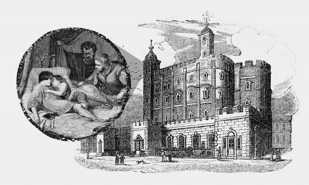 Theo ông Thornton, trong thời gian làm người nhiếp chính, Richard III giam vua Edward V và em trai Richard trong tháp London.