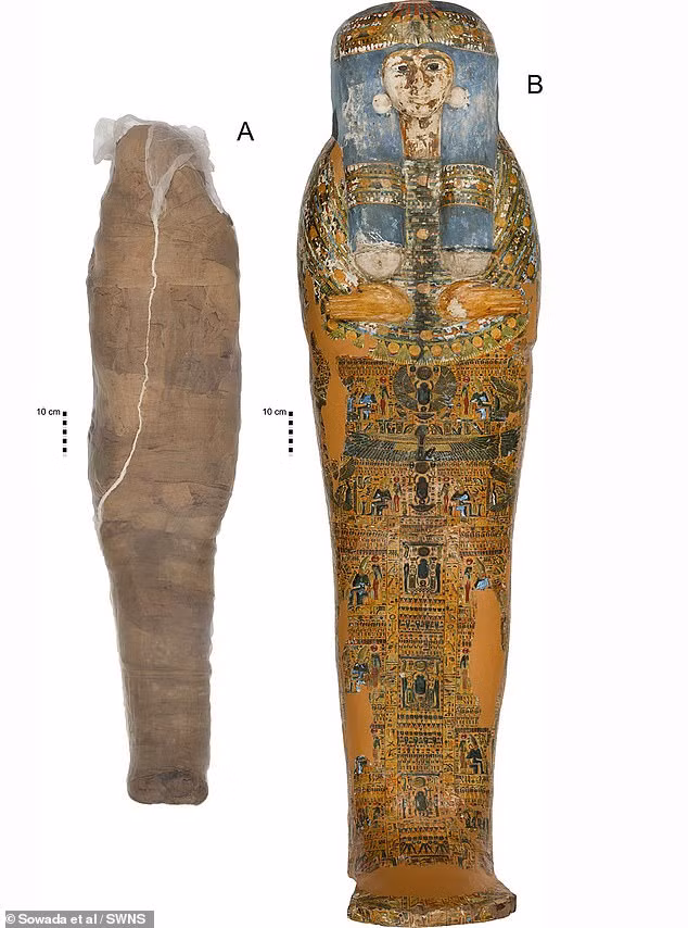 Các nhà khoa học Australia mới tiến hành chụp CT và xác định niên đại bằng phương pháp carbon phóng xạ cho một xác ướp Ai Cập và cỗ quan tài. Hiện chúng được lưu giữ và bảo quản tại Đại học Sydney.