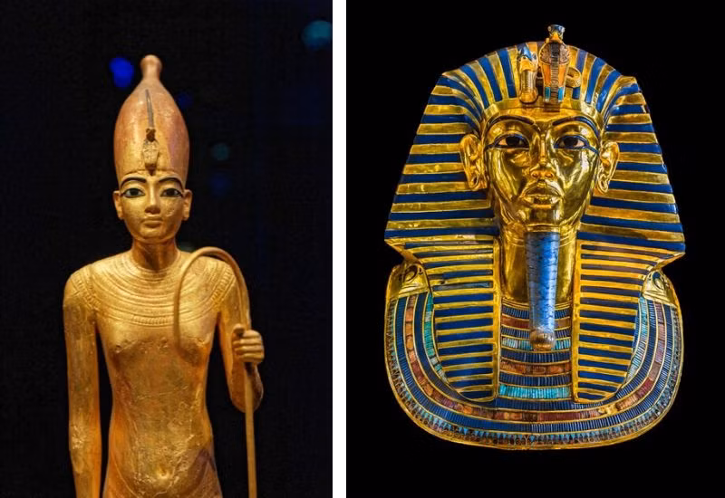 Tutankhamun là pharaoh nổi tiếng Ai Cập lên ngôi từ khi 9 hoặc 10 tuổi, và là pharaoh trong triều đại thứ 18 trị vì Ai Cập từ năm 1332 trước Công nguyên - 1323 trước Công nguyên.