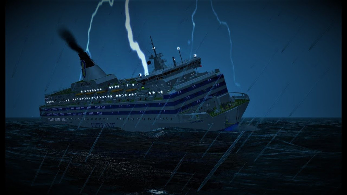 Cuối cùng, tàu MS Estonia từ từ chìm ngoài khơi bờ biển Phần Lan vào lúc nửa đêm. Con tàu chìm hoàn hoàn xuống đáy biển chỉ trong vòng chưa đến 1 giờ đồng hồ.