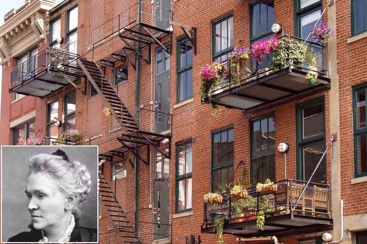 Cầu thang thoát hiểm do bà Connelly sáng chế trở thành một phần quan trọng trong các biện pháp phòng cháy chữa cháy ở các thành phố.