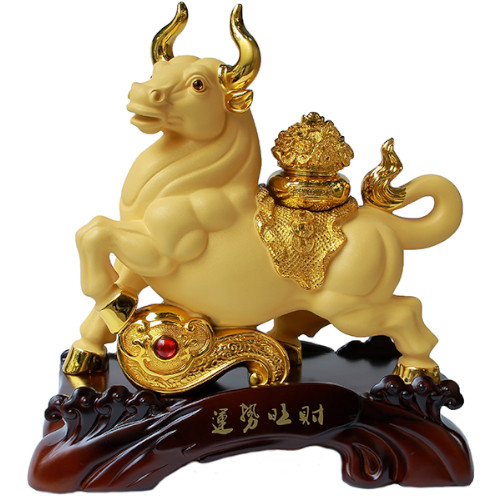 Tượng trâu làm bằng đồng có tác dụng tăng phúc khí, tài khí, vận khí và sức khỏe cho gia chủ và người thân.