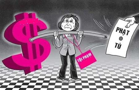 Nhung toi danh duoc chuyen hinh thuc thu an tu tu sang tien