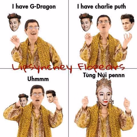 Với những ồn ào, nghi vấn đạo nhái âm nhạc và thời trang giống G-Dragon và một vài sao ngoại quốc khác, Sơn Tùng MTP trở thành "nạn nhân" tiếp theo trong phong trào chế ảnh ăn theo "Bài ca bút táo" của dân mạng Việt. Ca khúc "Chúng ta không thuộc về nhau" của Sơn Tùng MTP từ lâu vẫn bị cho là quá giống "We don't talk anymore" của Charlie Puth... và nhờ có sự sáng tạo của dân mạng, một nhân vật mới có cái tên "Tùng Núi pen" đã ra đời sau sự kết hợp của G-Dragon và Charlie Puth.