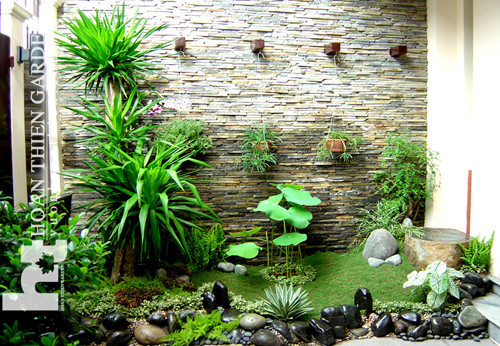 Nhung luu y khi bo tri tieu canh nuoc trong san vuon