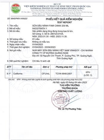 Vụ sữa đậu nành bị thu hồi tại Nhật Bản: Công bố kết quả kiểm định - Hình 2 Vu sua dau nanh bi thu hoi tai Nhat Ban: Cong bo ket qua kiem dinh-Hinh-2