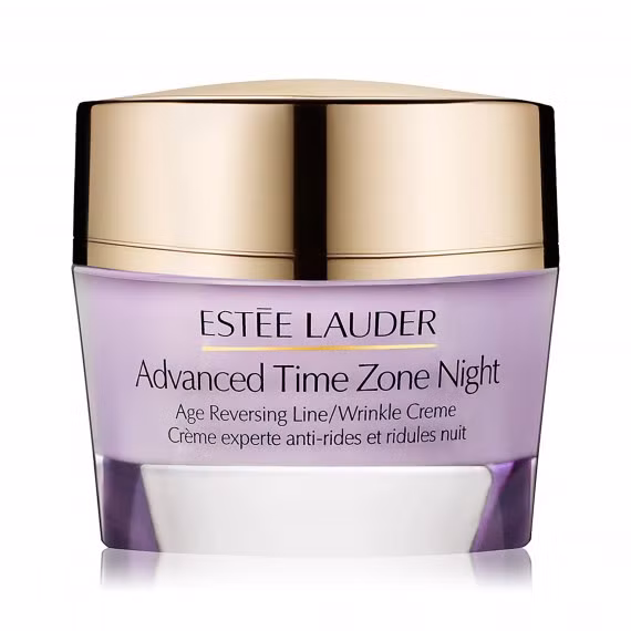  Kem dưỡng đêm ngăn ngừa lão hóa thuộc dòng Advanced Time Zone của Estée Lauder giúp giảm thiểu các nếp nhăn, làm mịn đường nhăn, bổ sung dưỡng chất và tăng cường dưỡng ẩm ban đêm.