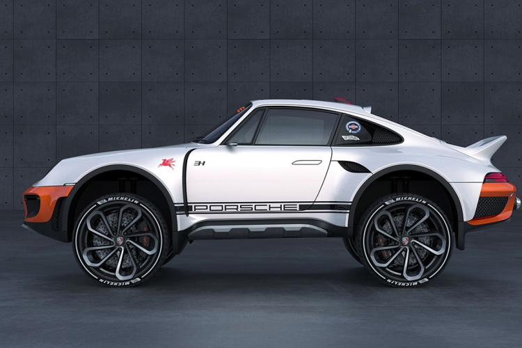 Nhà thiết kế còn mạnh dạng sử dụng hệ thống treo khí nén cho mẫu xe ý tưởng của mình. Nhờ đó, khoảng sáng gầm có thể được nâng cao thêm nếu cần phải di chuyển qua các đoạn đường xấu.