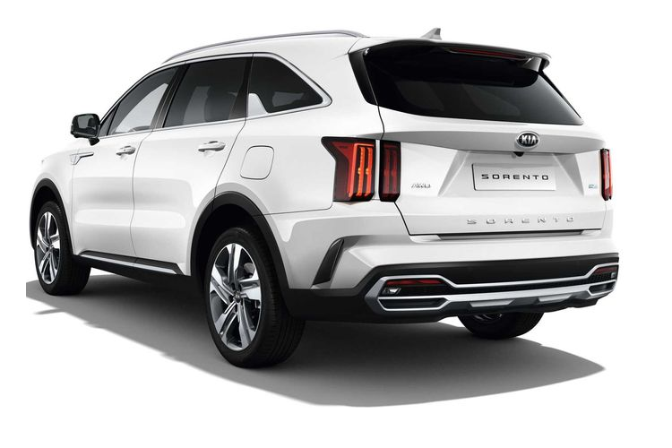 Phần đuôi của Kia Sorento hoàn toàn mới mang thiết kế đơn giản nhưng không hề thiếu đi sự chỉn chu và cá tính nhờ cụm đèn hậu được thiết kế với 2 dải LED chạy dọc, chi tiết này gợi nhớ tới một số mẫu xe cơ bắp tới từ Mỹ.