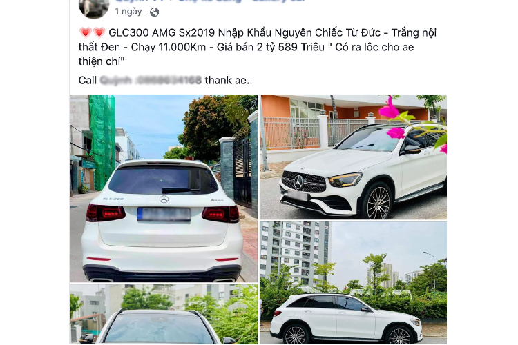 Thậm chí, mức giá 2,58 tỷ đồng để mua GLC 300 AMG nhập Đức đã qua sử dụng có thể “đập hộp” và lăn bánh một chiếc GLC 300 AMG lắp ráp trong nước (giá 2,399 tỷ đồng), hiện tại có giá lăn bánh (ưu đãi 50% phí trước bạ) rơi vào khoảng 2,56 tỷ đồng.Thậm chí, mức giá 2,58 tỷ đồng để mua GLC 300 AMG nhập Đức đã qua sử dụng có thể “đập hộp” và lăn bánh một chiếc GLC 300 AMG lắp ráp trong nước (giá 2,399 tỷ đồng), hiện tại có giá lăn bánh (ưu đãi 50% phí trước bạ) rơi vào khoảng 2,56 tỷ đồng.