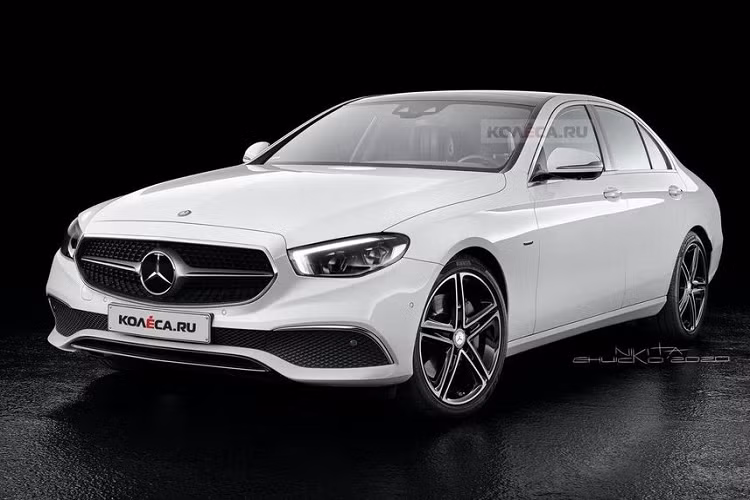 Để có cái nhìn rõ ràng hơn về phiên bản facelift của E-Class 2021, trang Kolesa đã phác thảo đồ họa những góc chụp 3/4 của mặt trước và sau. Dựa trên các bức hình chụp trộm gần đây cùng với hình ảnh của E-Class 2021 hiển thị trên hệ thống thông tin giải trí của xe trong quá trình thử nghiệm vào tuần trước, những hình ảnh này sẽ khá chính xác.