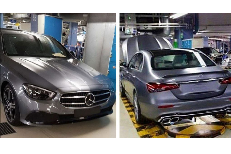 Cụ thể hơn, đây có thể chính là chiếc xe sang Mercedes-AMG E63 (hay E63 S) 2021, những hình ảnh được nhận diện bởi cụm 4 ống xả hình chữ nhật hay sự thay đổi rõ ràng nhất từ phía sau với cụm đèn hậu đặt ngang với thiết kế rộng mở hơn.