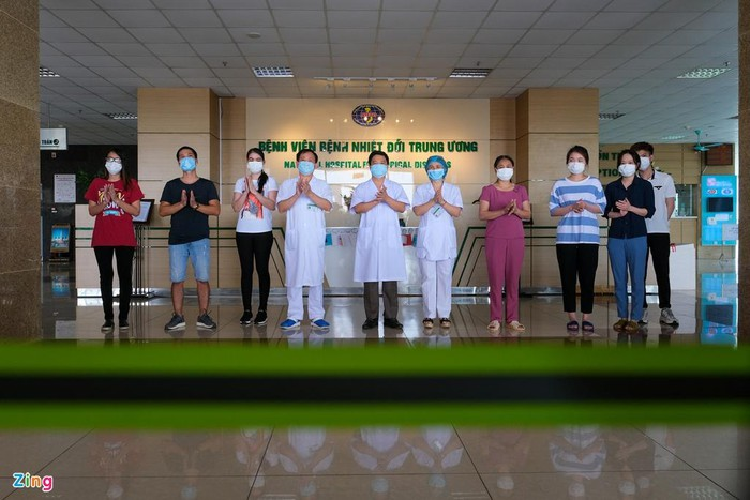 8 bệnh nhân Covid-19 được công bố khỏi bệnh chiều 14/5 tiếp tục được cách ly thêm 14 ngày tại bệnh viện. 