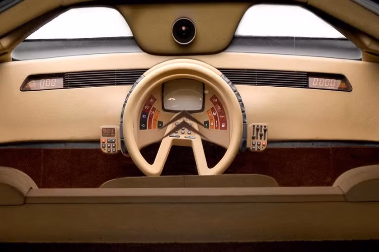 Nhìn từ những hình ảnh ở đây, chúng ta thấy Citroen Karin có một phần nóc rất nhỏ. Thậm chí, nóc xe Karin có thể là nhỏ nhất trong lịch sử ô tô, khi nó chỉ mang kích thước như một tờ giấy A3. Bù lại, chiếc xe có những cửa kính to khổng lồ, khiến nó trông giống như một nhà kính lắp bánh xe vậy.