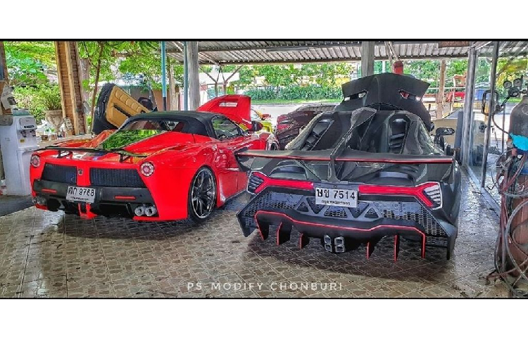 Về giá bán siêu xe nhái, một chiếc Veneno Roadster “nhái” từ P.S. Modify cũng có giá lên tới 36.000 USD (850 triệu VNĐ) – một con số không hề rẻ tại Thái Lan. Bên cạnh đó, phiên bản “thật” của Veneno Roadster tại đây có giá bán lên tới 4,5 triệu USD (106 tỷ VNĐ).