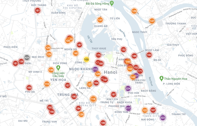 Dem qua, Airvisual xep Ha Noi la thanh pho o nhiem nhat the gioi-Hinh-2