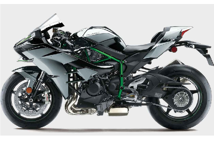 Ninja H2 là phiên bản sử dụng trên phố của mẫu H2R. Xe được trang bị công nghệ siêu nạp với mức công suất 231 mã lực. Vào năm 2017, tay đua James Hiller đã lái chiếc H2 trong giải đua tử thần Isle of Man, tốc độ tối đa đo được là 332 km/h.