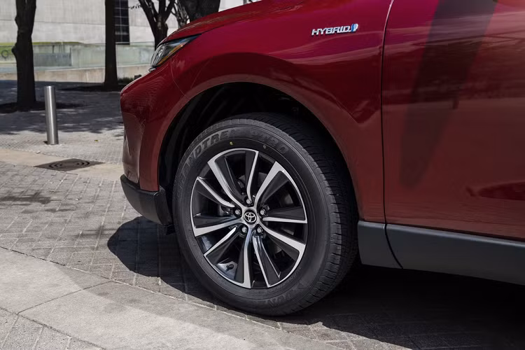 Chia sẻ gần như toàn bộ thiết kế từ Toyota Harrier, Venza mang kiểu dáng lịch lãm và sang trọng với nhiều đường nét sắc sảo. Điểm nhấn đáng chú ý có thể kể đến cụm đèn chiếu sáng được nối liền bởi mặt ca-lăng cỡ lớn và đèn hậu LED thanh mảnh trải dài hết chiều ngang đuôi xe.