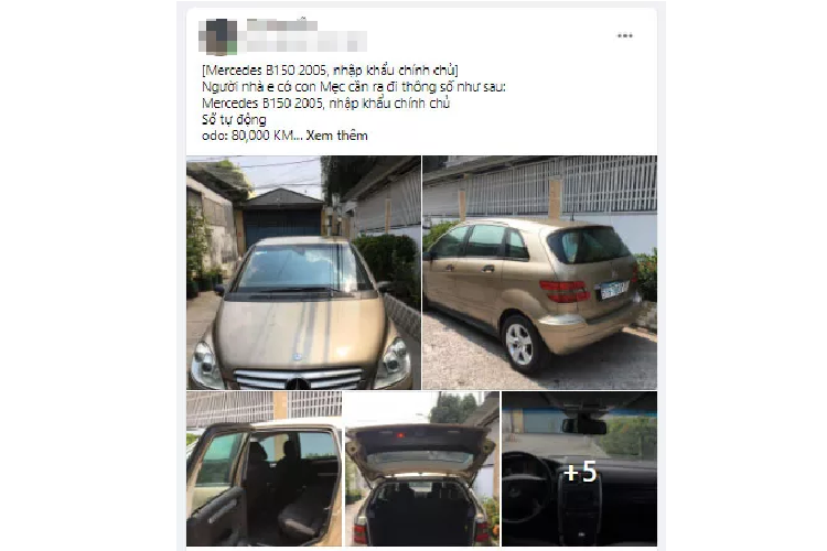 Mẫu xe MPV Mercedes-Benz B150 (tên mã W245) sở hữu kích thước tổng thể lần lượt là: dài 4.270m, rộng 1.770m và cao 1.603m. Trục cơ sở xe rơi vào mức 2.778 m. Mercedes B150 2005 trang bị máy xăng 4cyl 1.5L cho công suất 95 mã lực tại vòng tua 5200 vòng/phút và momen xoắn cực đại 140 Nm từ 3500-4000 vòng/phút. Sức mạnh được truyền tới cầu trước thông qua hộp số tự động CVT. Tiêu hao nhiên liệu của xe cũng khá hợp lý khi chỉ rơi vào mức 7l/100km đường hỗn hợp.