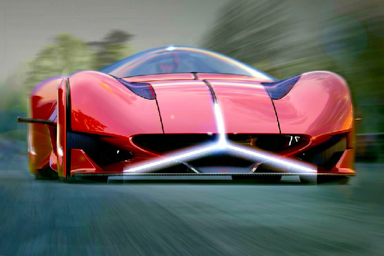 Xe sử dụng động cơ điện đang là xu hướng và với sự phát triển vượt bậc của công nghệ hiện nay, ý tưởng Mercedes Redsun hoàn toàn có thể trở thành hiện thực vào năm 2045 - con số được đặt trên đuôi xe.