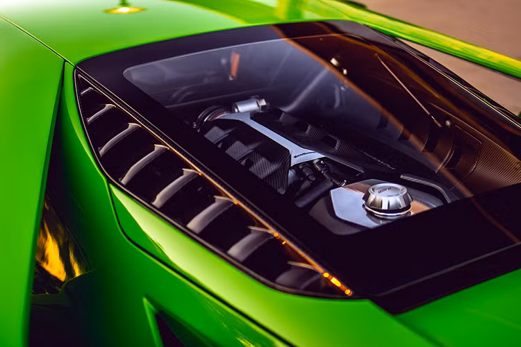 Ở gói nâng cấp này, khách hàng có thể thoải mái lựa chọn bất kì màu sơn nào, của bất kì hãng xe nào trên thế giới mà họ muốn. Ở đây, chiếc Ford GT này đã được chủ nhân lựa chọn màu sơn Verde Mantis, một màu sơn đến từ Lamborghini, thường được sử dụng trên những chiếc baby Lambo như Gallardo và Huracan.