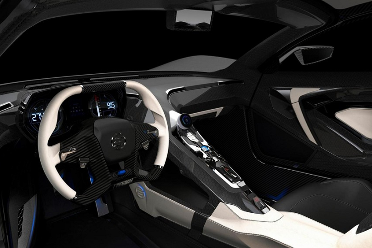 Elation Freedom chạy điện có ngoại thất ấn tượng mà làm gợi nhớ tới một hypercar khác là Lotus Evija. Trước mắt, công ty không đi vào nhiều chi tiết cụ thể, nhưng các bức ảnh tạo từ máy tính gợi ý rằng Freedom sẽ có tấm chẻ gió phía trước bằng sợi carbon, các hốc thông gió lớn ở mũi và thanh ốp sườn khí động học. Chúng ta cũng dễ dàng nhận thấy những chi tiết thú vị khác như cửa cánh chim, cánh gió chủ động phía sau và một bộ khuếch tán gió cực lớn.