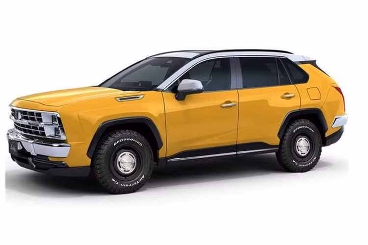Chưa hết, chiếc SUV độc nhất vô nhị này còn được trang bị một bộ la-zăng bằng thép kiểu cổ điển với nắp chụp phủ crôm và bọc trong bộ lốp mọi địa hình cỡ lớn.