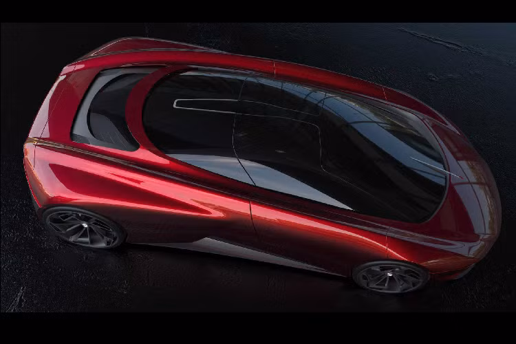 Chiếc siêu xe không giống những gì Mazda đã từng làm với RX-Vision Concept mặc dù nó vẫn giữ triết lý thiết kế cảm xúc của hãng xe Nhật Bản với những đường nét tối giản 2 bên. Một số dấu vết của ngôn ngữ thiết kế hiện tại của Mazda vẫn được giữ lại bao gồm cả lưới tản nhiệt đặc trưng của nhà sản xuất ô tô.
