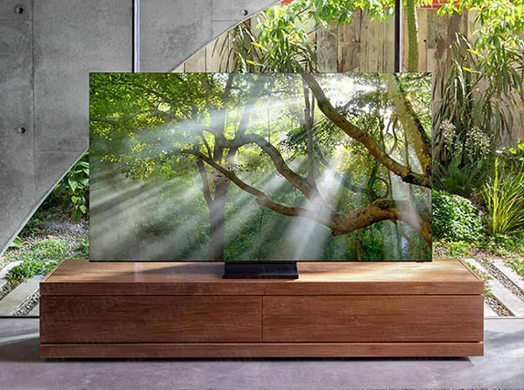 Những hình ảnh đầu tiên về TV QLED không viền Samsung Nhung hinh anh dau tien ve TV QLED khong vien Samsung