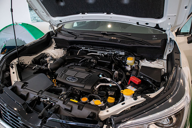 Khoang nội thất trên Forester mới vẫn "khá Subaru" khi táp-lô xe vẫn có màn hình hiển thị camera, các thông số mà chưa được tích hợp vào màn hình giải trí. Bảng táp-lô trên Subaru Forester 2020 sử dụng vân carbon giả ở phía hành khách trước mang đến nét tươi mới so với với đời cũ. Với mức tiền trên 1 tỷ đồng, xe vẫn được trang bị hệ thống ghế ngồi bọc da có lỗ thông khí, ghế trước chỉnh điện 8 hướng ở cả 2 vị trí.