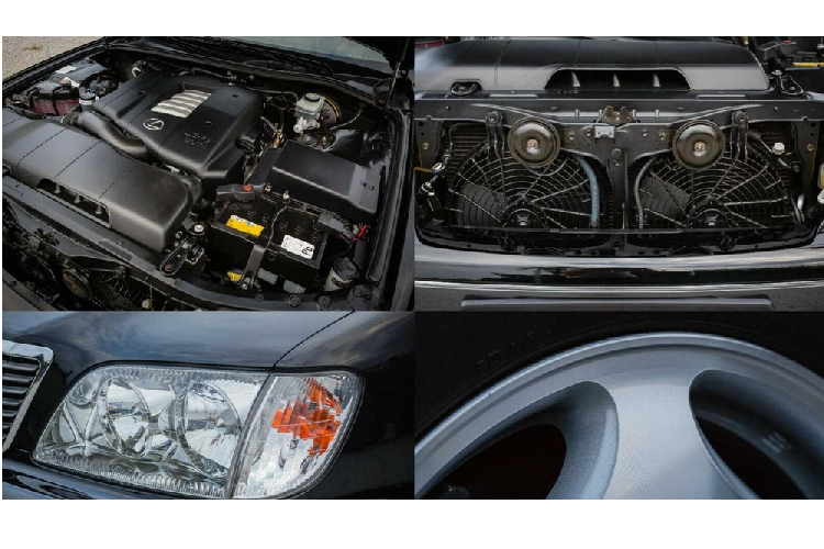 Để mang đến cảm giác riêng tư cho người ngồi trong xe, chiếc Lexus LS400 còn có cả rèm cửa khá điệu ở 3 cửa kính bao quanh khoang hành khách phía sau. Những trang bị đáng chú ý khác của chiếc Lexus LS400 này bao gồm đầu đĩa CD, ghế chỉnh điện, điều hòa tự động và vô lăng chỉnh điện.