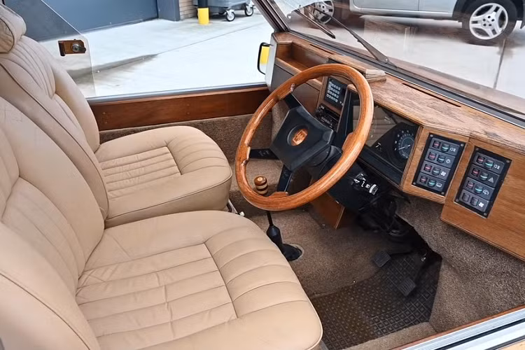 Chiếc xe Hustler sở hữu toàn bộ thân vỏ của nó đều được làm từ ván gỗ kiểu hải quân. Cần nói rõ hơn rằng chiếc xe không phải là ốp gỗ lên khung thân kim loại – tất cả mọi thứ đều được làm từ gỗ ngoại trừ khung gầm, bánh xe. Do vậy, chiếc xe có mặt táp lô, các cột, sàn, và thậm chỉ cả những phụ tùng nhỏ như núm cần số cũng bằng gỗ.