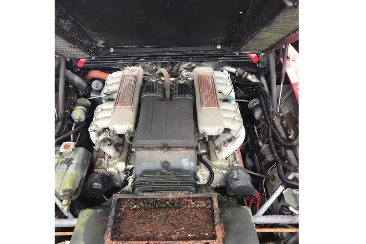 YouTuber Ratarossa đã thương lượng với chủ nhân của chiếc xe để người này gửi cho anh đoạn video quay toàn cảnh chiếc Ferrari Testarossa. Qua đoạn video, Ratarossa nhận ra rằng chiếc siêu xe Ý tuy đã bị hỏng bên ngoài vì những ngày dầm mưa, dãi nắng, nhưng vẫn có thể trở lại thời huy hoàng. Bên ngoài, chiếc Ferrari Testarossa này có vẻ chỉ bị bong tróc sơn và không bị gỉ sét nhiều chỗ.