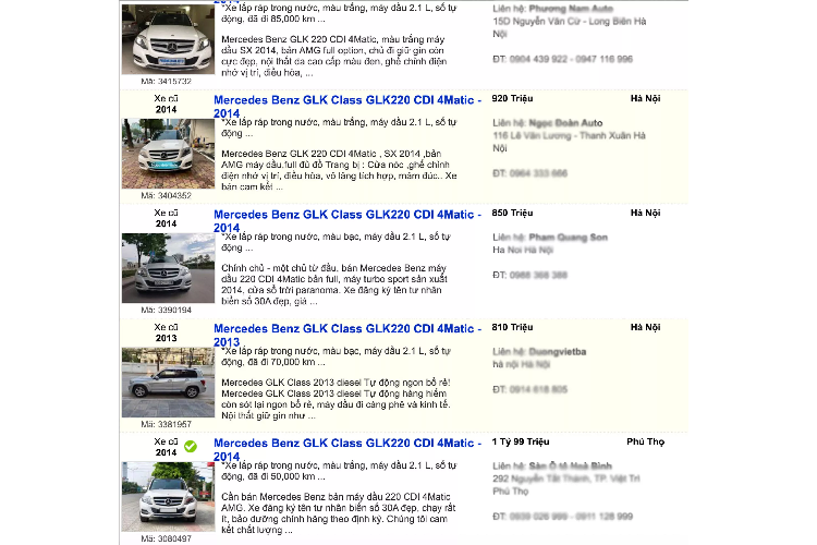 Là phiên bản máy dầu, Mercedes-Benz GLK 220 CDI mang nhược điểm là tiếng máy hơi to khi đứng ngoài xe, tuy nhiên khi vào trong xe ít nghe tiếng máy lọt vào do xe được cách âm rất tốt.