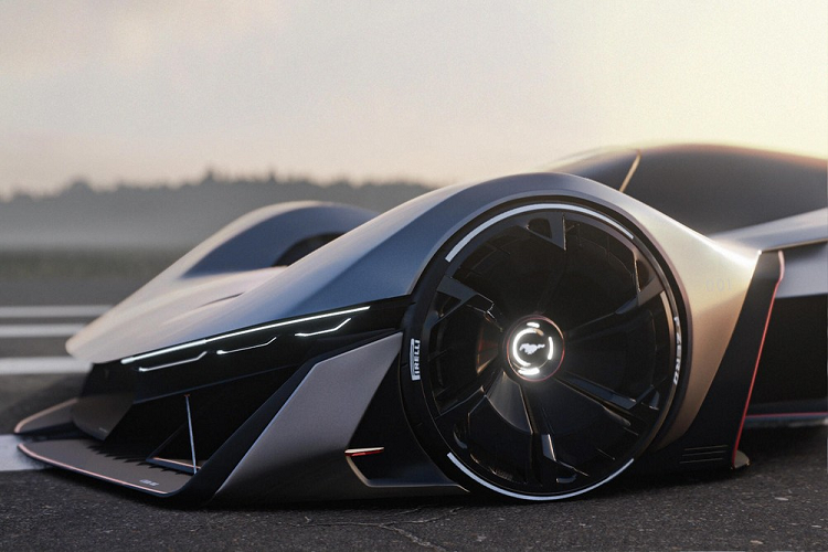 Mustang Vision 001 là sáng tạo của Ankit Ukil và nó không phải là một phiên bản “tái tưởng tượng” của mẫu Mustang kinh điển, mà là một hướng đi mở rộng của thương hiệu phụ Mustang, được thiết kế để tồn tại cùng Mustang Mach-E và coupe Mustang.