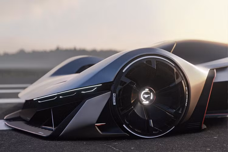 Mustang Vision 001 là sáng tạo của Ankit Ukil và nó không phải là một phiên bản “tái tưởng tượng” của mẫu Mustang kinh điển, mà là một hướng đi mở rộng của thương hiệu phụ Mustang, được thiết kế để tồn tại cùng Mustang Mach-E và coupe Mustang.