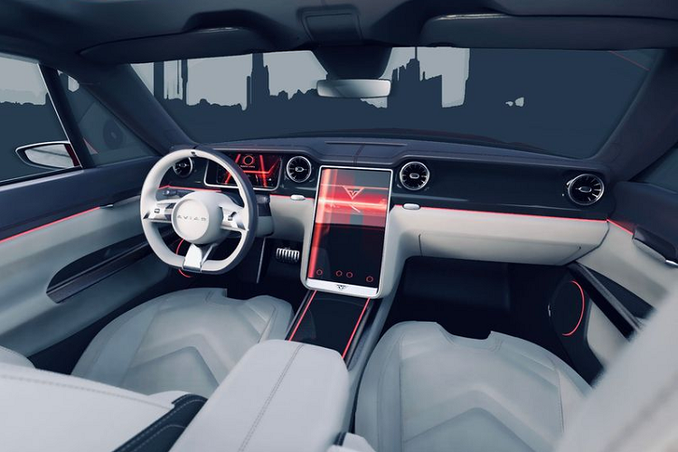 Nằm trên gầm bệ của Tesla Model S là các tấm thân xe bằng composite nhẹ mô phỏng thiết kế của Ford Mustang cổ điển.