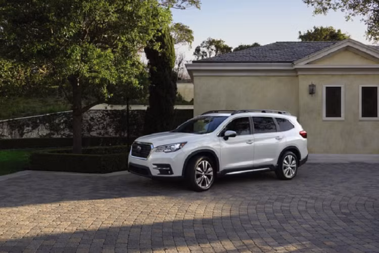 Subaru Ascent 2021 mới nổi bật nhờ có thêm hệ thống kiểm soát hành trình thích ứng và công nghệ hỗ trợ người lái EyeSight. Tất cả phiên bản của Ascent 2021 cũng được trang bị đèn LED có khả năng đổi góc chiếu theo vô lăng, nhắc nhở cài dây an toàn cho 2 hàng ghế phía sau.